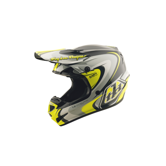 Mотокрос каска TROY LEE DESIGNS GP Pro Crossover - Grey/Yellow