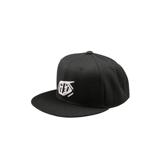 Шапка TROY LEE DESIGNS Flat Bill Snapback Badge - BLACK