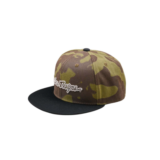Шапка TROY LEE DESIGNS Flat Bill Snapback Signature - CAMOFLAGE