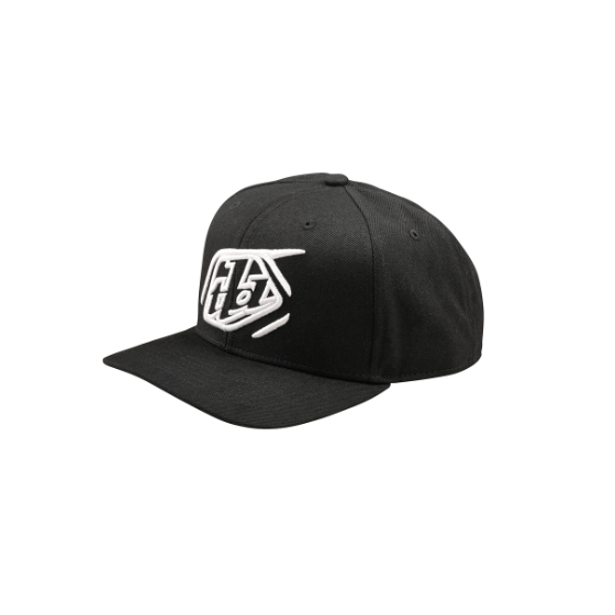 Шапка TROY LEE DESIGNS Curved Snapback Stamp - BLACK