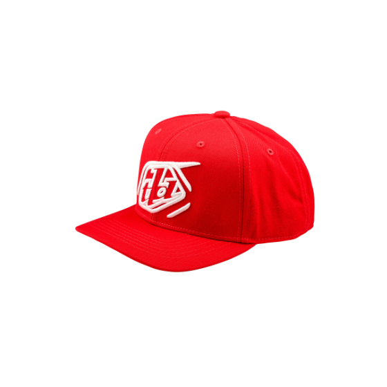 Шапка TROY LEE DESIGNS Curved Snapback Stamp - RED