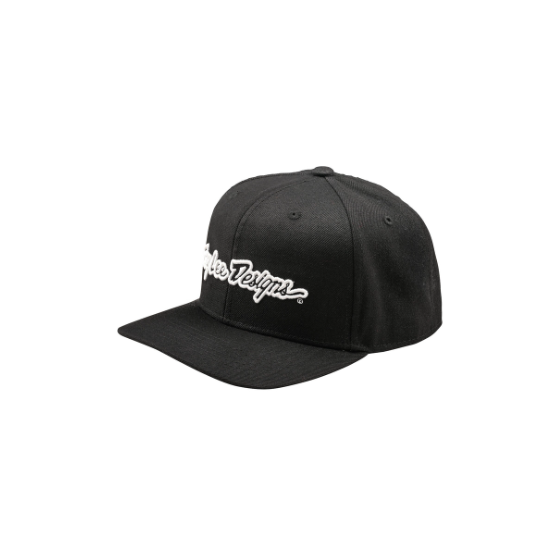 Шапка TROY LEE DESIGNS Curved Snapback Signature - BLACK