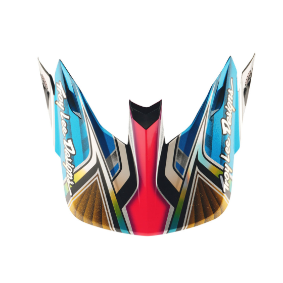 Козирка за каска TROY LEE DESIGNS SE5 Carbon Lowrider - Silver