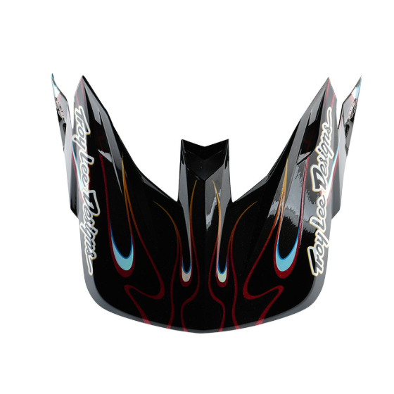 Козирка за каска TROY LEE DESIGNS SE5 Carbon Torched - Black/Rouge