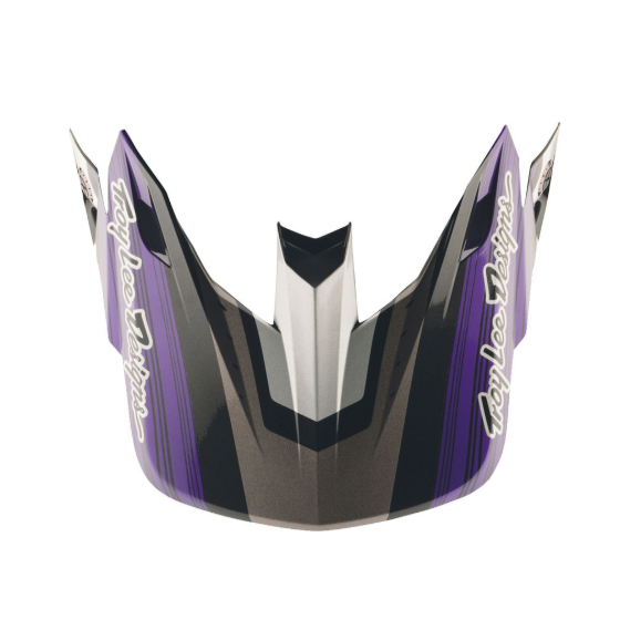 Козирка за каска TROY LEE DESIGNS SE5 Carbon Stripes - Black/Purple