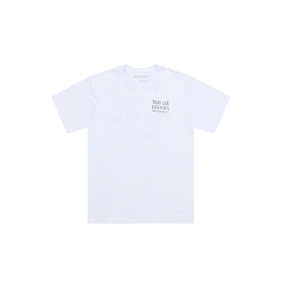 Тениска TROY LEE DESIGNS Paint Shop - White