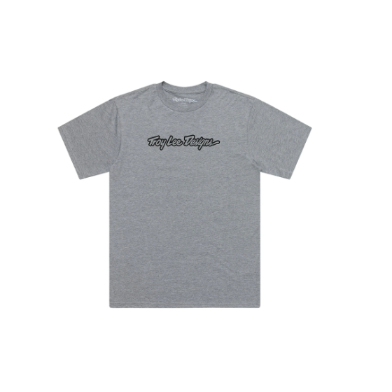 Тениска TROY LEE DESIGNS Signature - Gray Heather