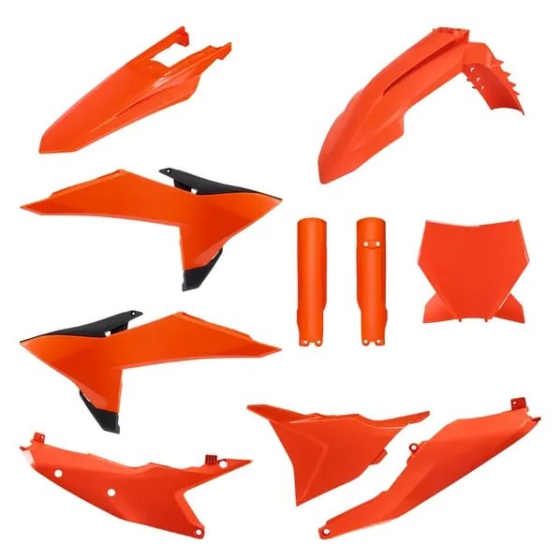 Комплект пластмаси POLISPORT Full Plastic Kit KTM SX/SX-F/XC/XC-F (2025-26) OEM Color