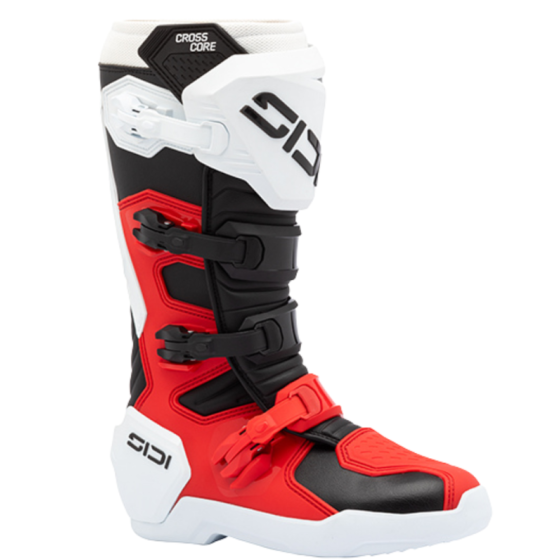 Мотокрос ботуши SIDI CROSSCORE Red Black White