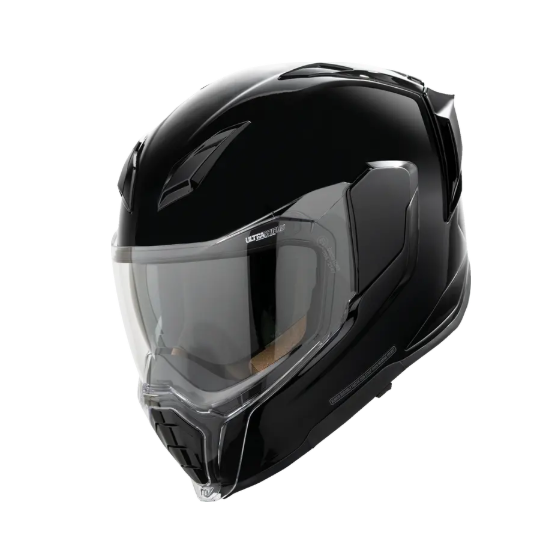 Каска ICON Ultraflite™ Solid MIPS® BLACK GLOSS