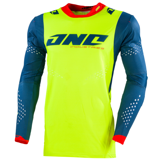 Детска мотокрос блуза ONE INDUSTRIES X-197 NEON NAVY