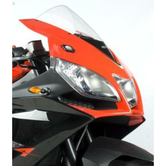 Плоча за огледала R&amp;G RACING Mirror Blanking Plate - Black Aprilia RS4 125/RSV4 RR/RF