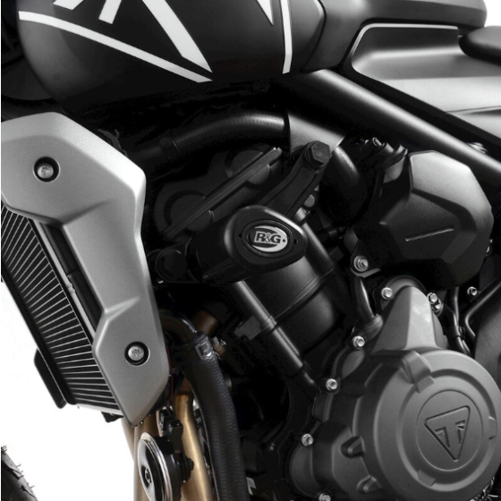 Краш тапи R&amp;G RACING Aero Crash Protectors - White Triumph Trident 660 21-26