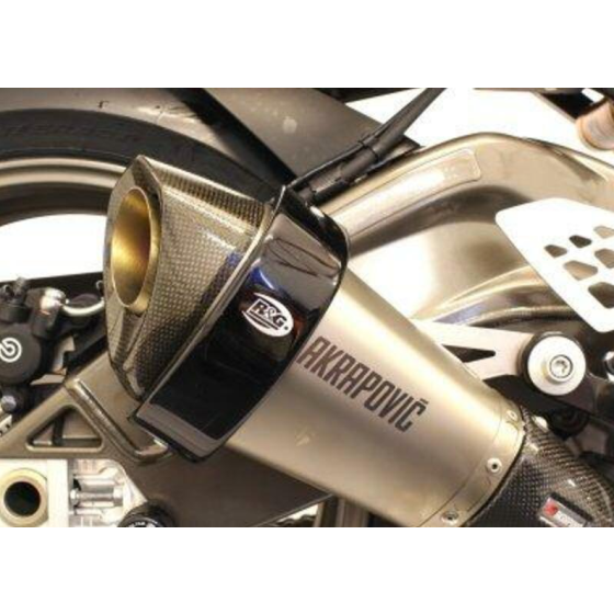 Протектор за генерация R&amp;G RACING Exhaust Guard Black Akrapovic Hexagonal Muffler