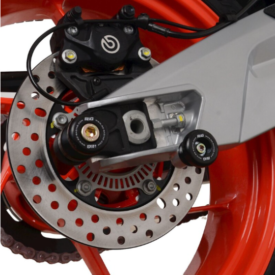 Краш тапи за шарнир R&amp;G RACING Offset Cotton Reels Black - Aprilia