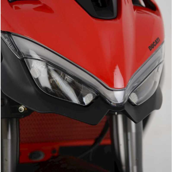 Стъклен протектор за фар R&amp;G RACING Headlight Shield Transparent (Pair) - Ducati Streetfighter V4