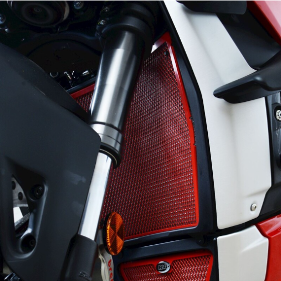 Протектор за радиатор R&amp;G RACING Radiator Guard Titanium - Ducati Panigale V2/Streetfighter V2