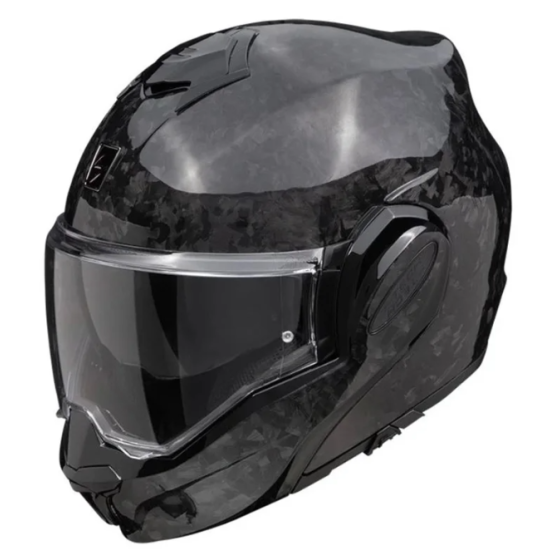 Модуларна каска SCORPION Exo-Tech Evo Carbon ONYX BLACK