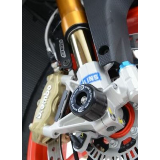 Краш тапи за ост R&amp;G RACING black fork protection Aprilia Tuono V4