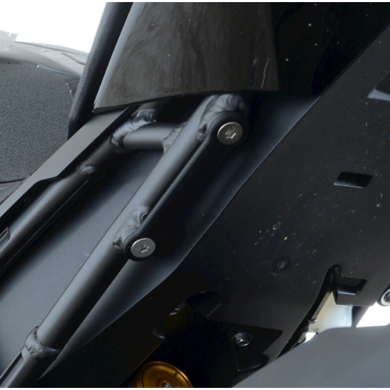 Плоча R&amp;G RACING Footrest Blanking Plate Black - Honda CBR1000RR-R Fireblade