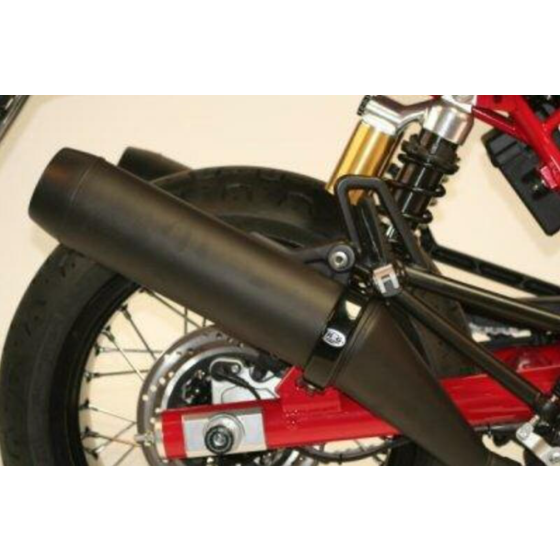 Протектор за генерация R&amp;G RACING Exhaust Guard Round Muffler Ø100mm Black