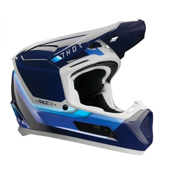 Детска мотокрос каска THOR FLEET DEFY BL/GY