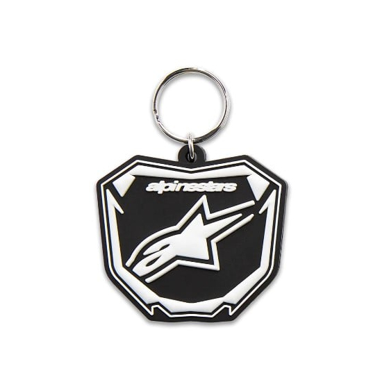 Ключодържател ALPINESTARS FOB PLATE BLACK/WHITE