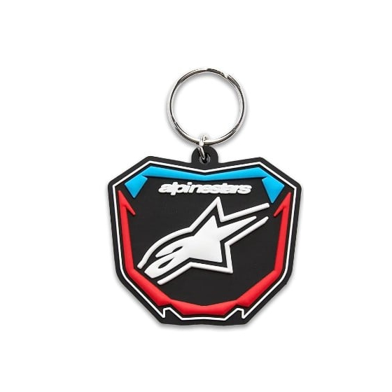 Ключодържател ALPINESTARS FOB PLATE BLACK/BLUE/RED