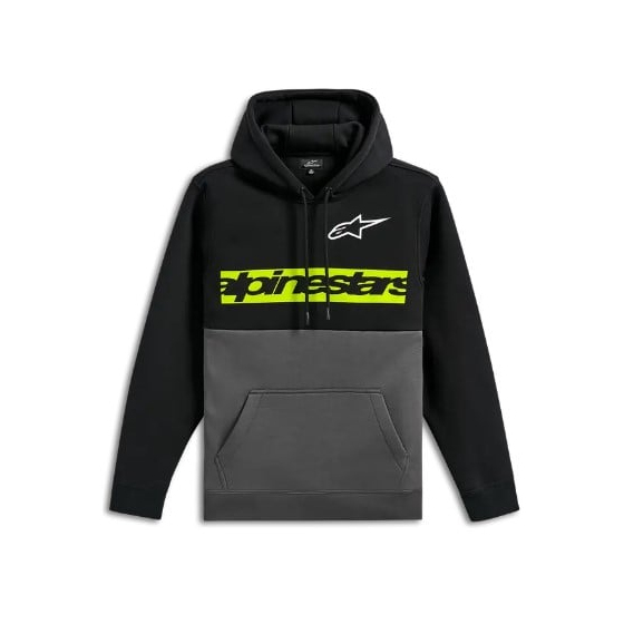 Мото суитшърт ALPINESTARS PO PARALLEL BLACK/GUNM