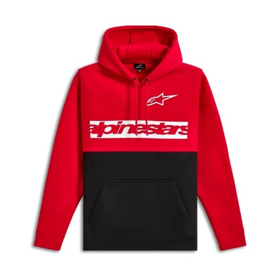 Мото суитшърт ALPINESTARS PO PARALLEL RED/BLACK