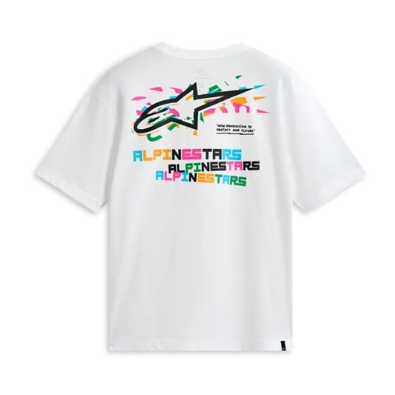 Тениска ALPINESTARS SS CSF OVERSIZED WILD WHITE