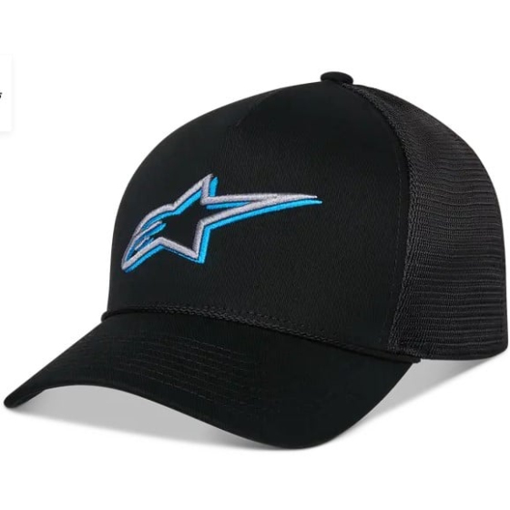 Шапка ALPINESTARS CRV BILL TRUCK AGELESS SHADOW BLACK/BLACK