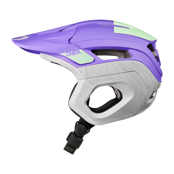 Вело каска O'NEAL TRAPPER EVO TOPO PURPLE/MINT/GRAY V.26