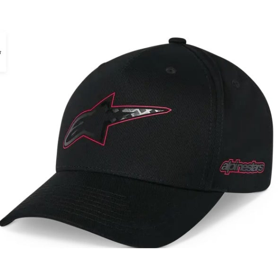 Шапка ALPINESTARS FLT BILL SNAPBACK CARBON FIBER BLACK
