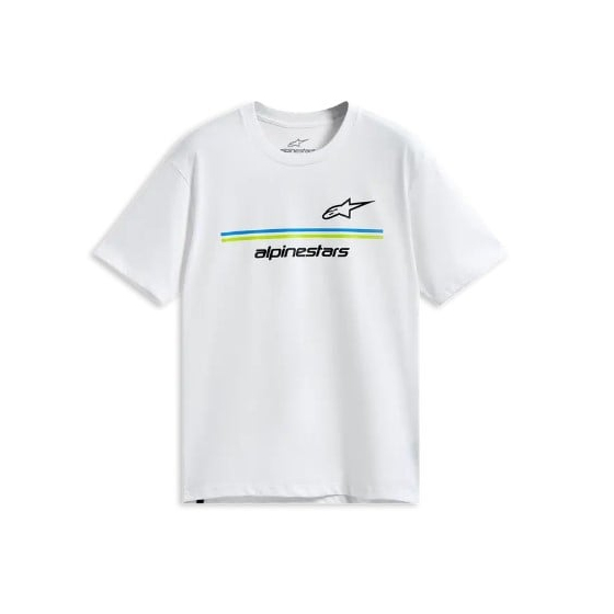 Тениска ALPINESTARS SS CSF LANES WHITE