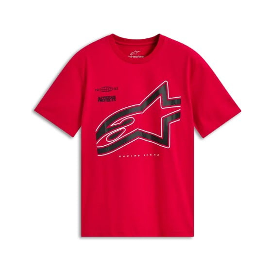 Тениска ALPINESTARS SS CSF AUTHORITY RED