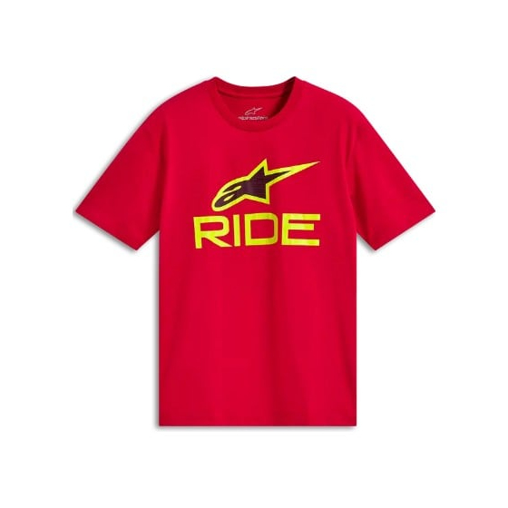 Тениска ALPINESTARS SS CSF RIDE 4.0 RED/HI VIS YW/BK
