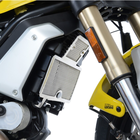 Протектор за радиатор R&amp;G RACING Radiator Guard Titanium - Ducati Scrambler 1100