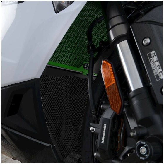Протектор за генерация R&amp;G RACING Headpipe Grille Black Kawasaki Ninja 1000 SX