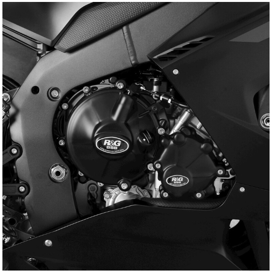 Протектор за двигател R&amp;G RACING Race Series Right Crankcase Protection Cover (Clutch) - Black Honda CBR1000RR-R Fireblade SP