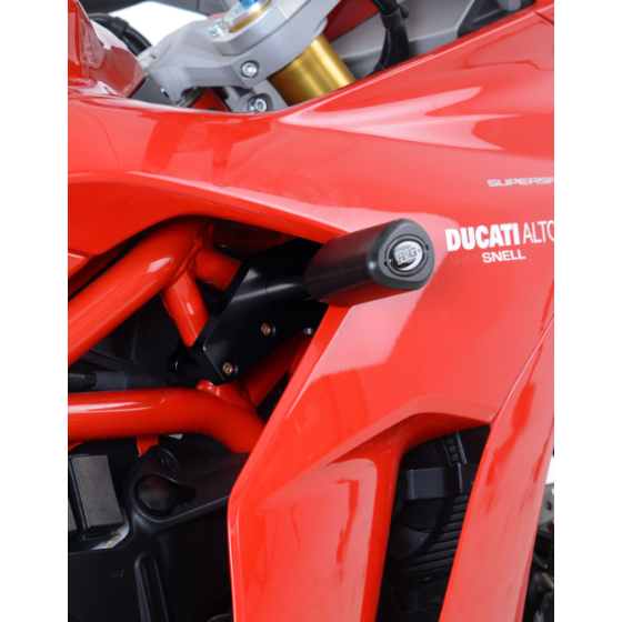 Краш тапи R&amp;G RACING Aero Crash Protectors Black Non Drill Kit Ducati Supersport