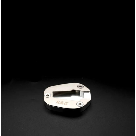Адаптер за странична стойка R&amp;G RACING Kickstand Shoe - Silver Honda CBR1000RR-R