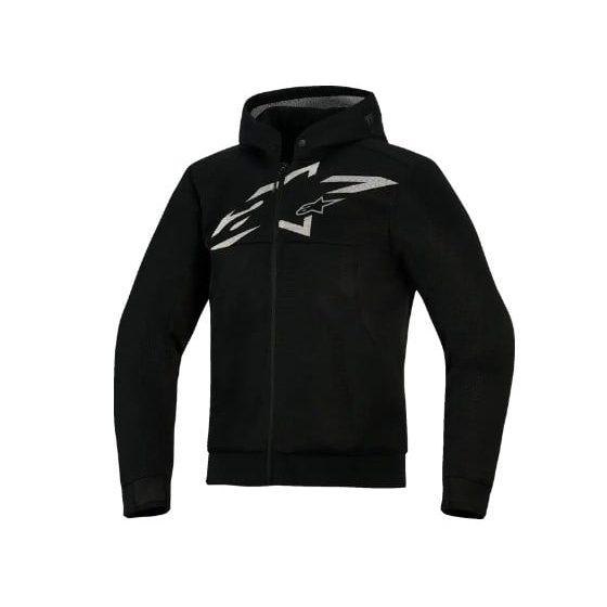 Мото суитшърт ALPINESTARS HOODIE CHROME SUPERAIR BLACK/GRAY/WH