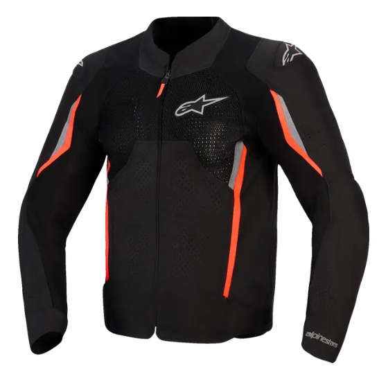 Текстилно яке ALPINESTARS AST AIR V3 BLACK/GRAY/RED FLUO