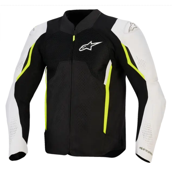 Текстилно яке ALPINESTARS AST AIR V3 BLACK/SILVER/YELLOW FLUO