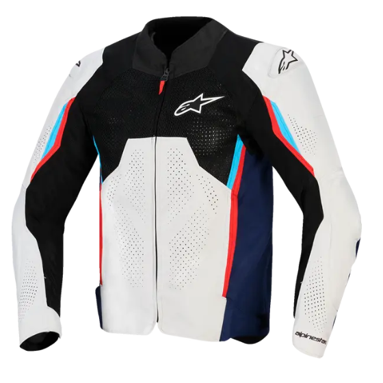 Текстилно яке ALPINESTARS AST AIR V3 SILVER/BLUE/RED