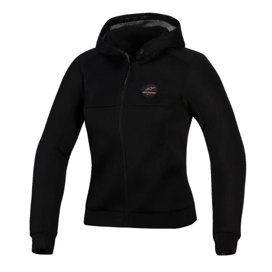 Дамски суичър ALPINESTARS STELLA 4W CHROME SUPERAIR BLACK/CPR