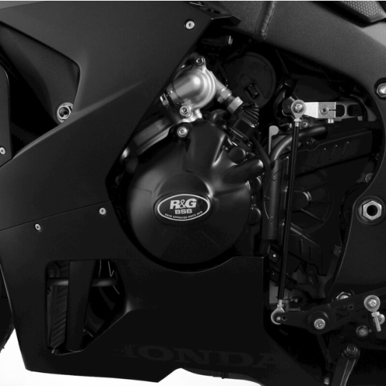 Протектор за двигател R&amp;G RACING Race Series - Left Crankcase Cover Black Honda CBR1000RR-R Fireblade SP