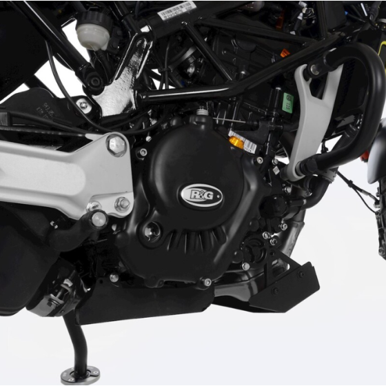 Протектор за двигател R&amp;G RACING Race Series Right Crankcase Protection Cover - Black Husqvarna Svartpilen 125 21-23