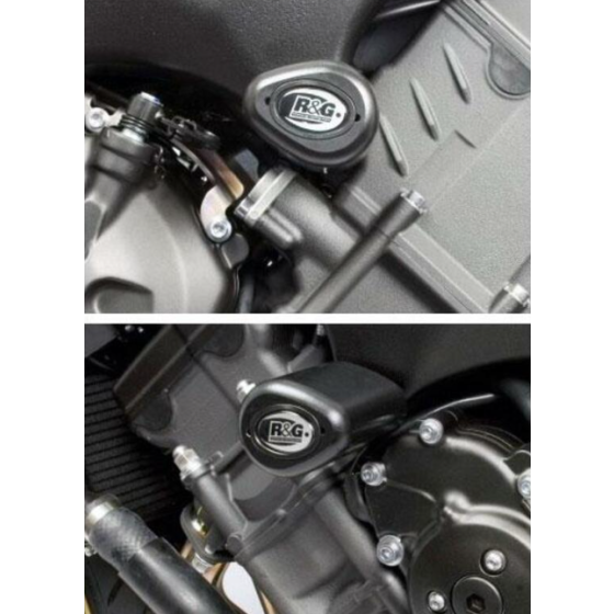 Краш тапи R&amp;G RACING Aero Crash Protectors Black Yamaha FZ1 / FZ8